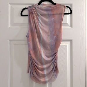 Zara printed tulle top size medium